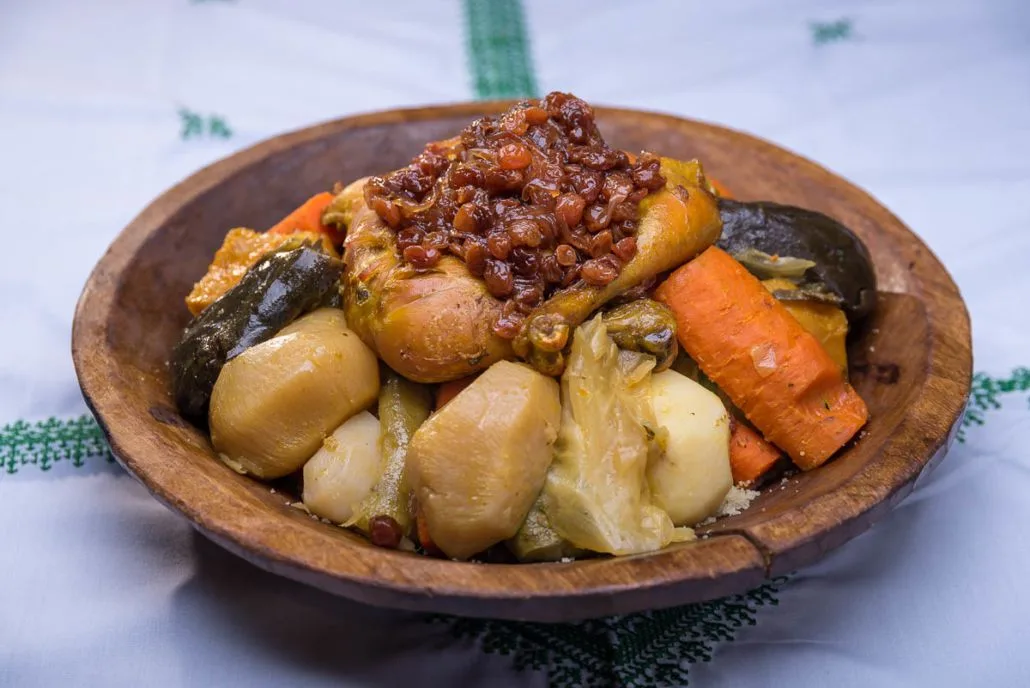Moroccan couscous with vegetables